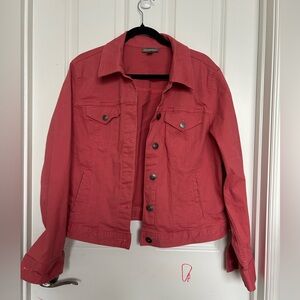 Women's Coral Casual Jacket - Stylish Button-Front Coat